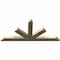 Ekena Millwork Saratoga Rough Sawn Timber Gable Bracket, Douglas Fir, 84"W x 38"H x 4"D x 6"F, 11/12 Pitch GBW084X38X0406SAR00RDF - alternate 2